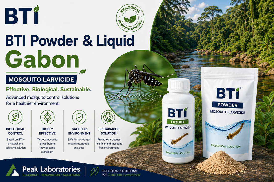 BTI Powder & Liquid Gabon | Biological Mosquito Larvicide Supplier & Exporter