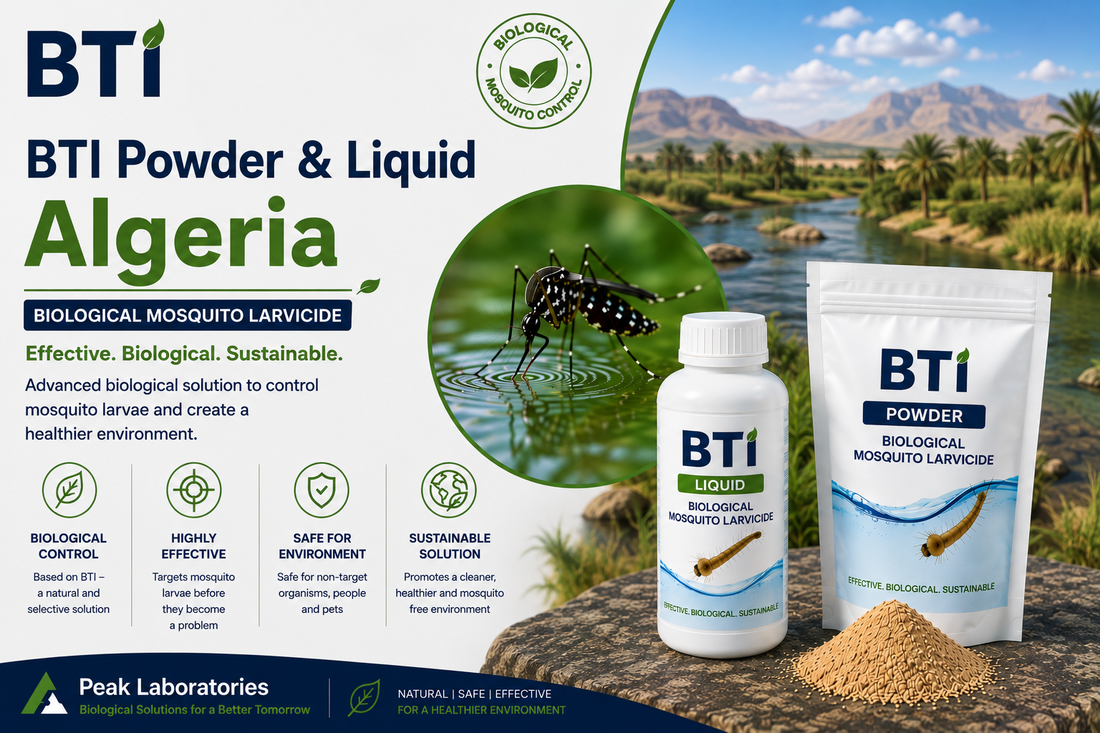 BTI Powder & Liquid Algeria | Biological Mosquito Larvicide Supplier & Exporter