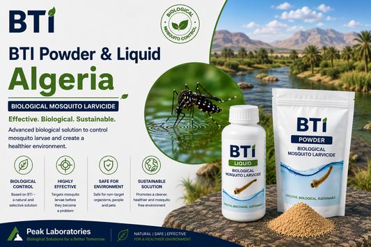 BTI Powder & Liquid Algeria | Biological Mosquito Larvicide Supplier & Exporter