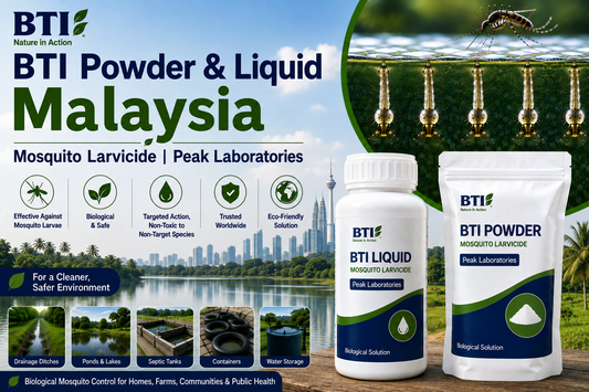 BTI Powder & Liquid in Malaysia | Biological Mosquito Control