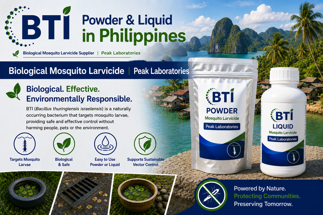 BTI Powder & Liquid in Philippines | Biological Mosquito Larvicide Supplier
