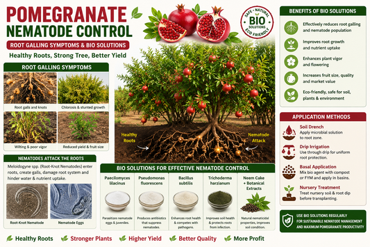 Defending Pomegranate Orchards Against Root-Knot Nematodes: Restoring Canopy Vigor & Fruit Quality
