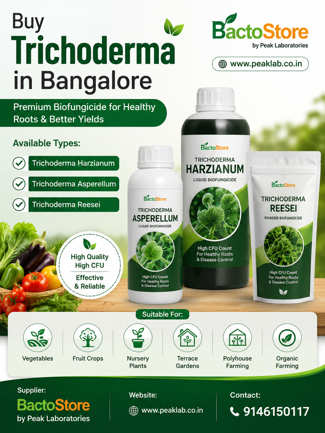Buy Trichoderma in Bangalore for Healthy Crops and Better Soil