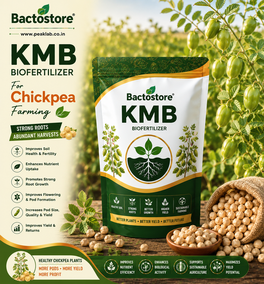 KMB biofertilizer for chickpea farming