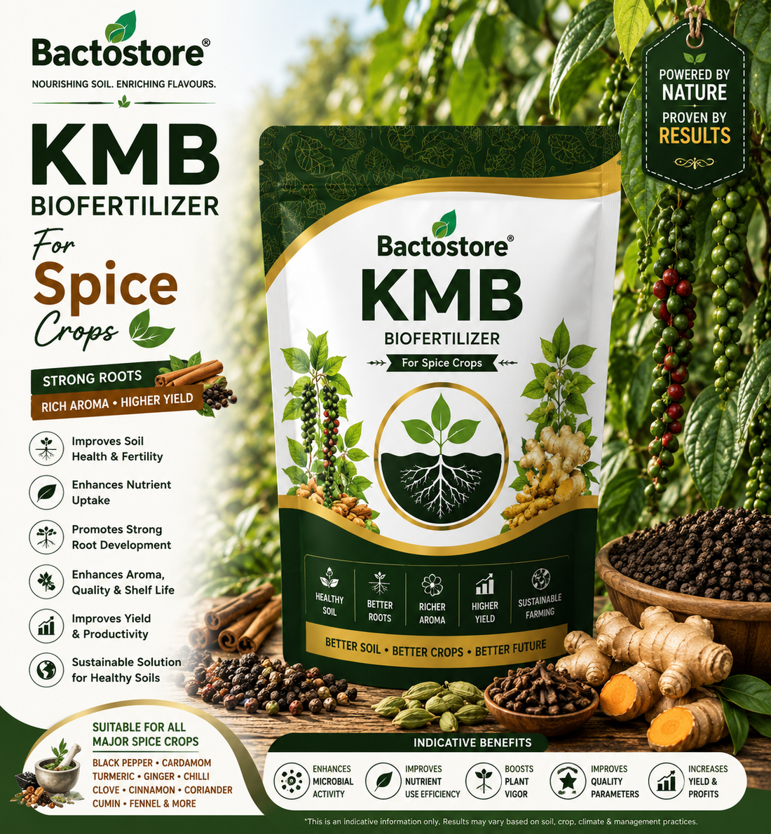 KMB biofertilizer for spice crops