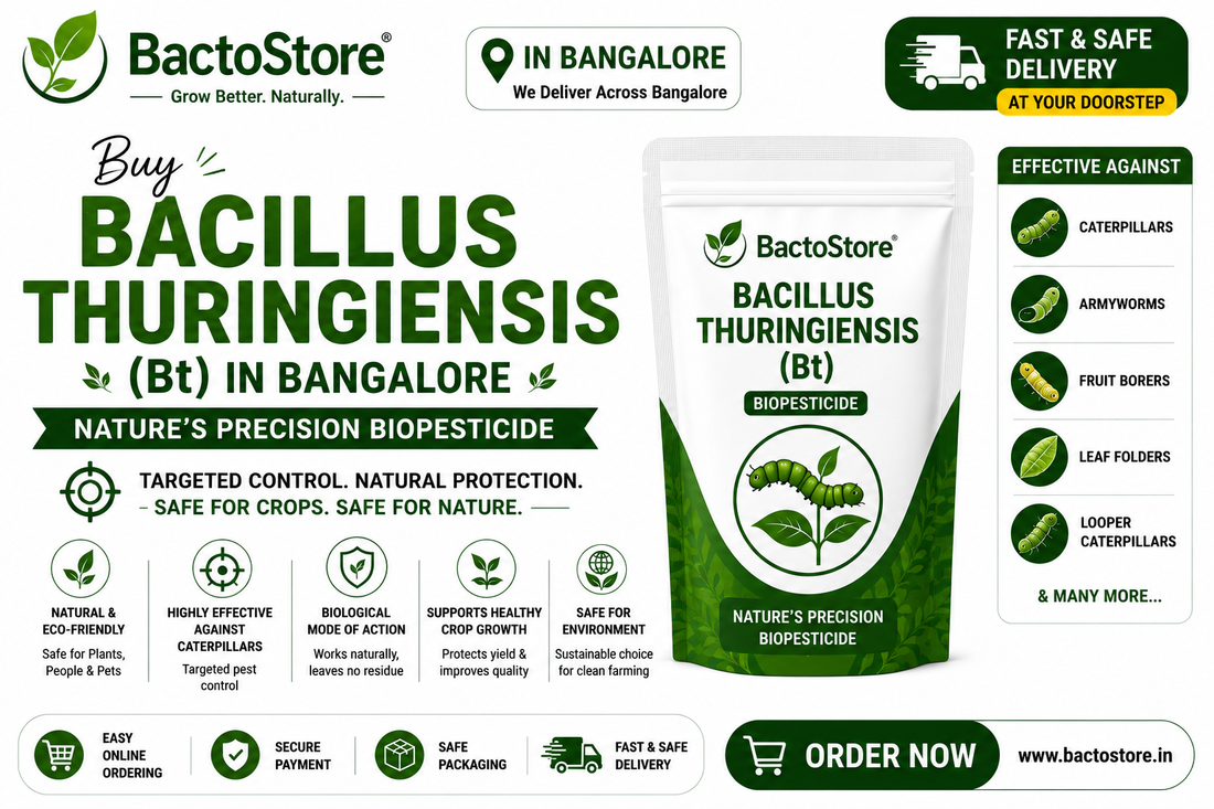 Buy Bacillus thuringiensis  Biopesticide (Bt) in Bangalore – Nature's Precision Biopesticide