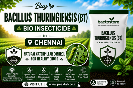 Buy Bacillus thuringiensis (BT) Bio Insecticide in Chennai – Natural Caterpillar Control for Healthy Crops