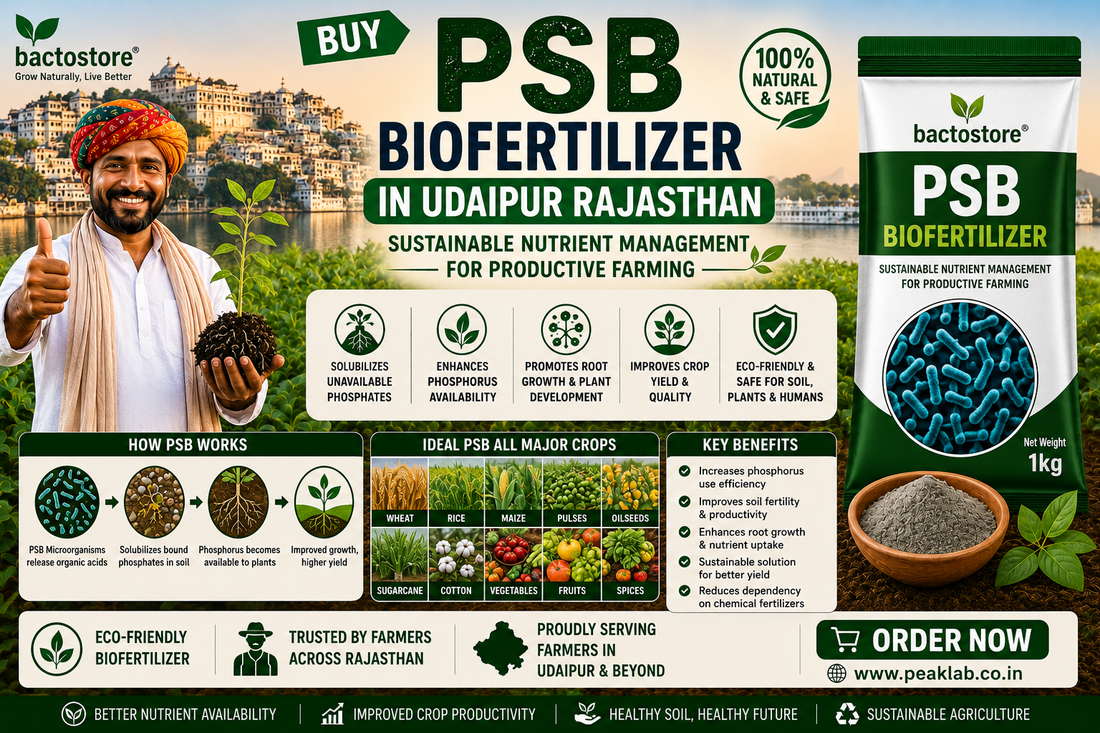 Buy PSB Biofertilizer in Udaipur Rajasthan – Sustainable Nutrient Management for Productive Farming