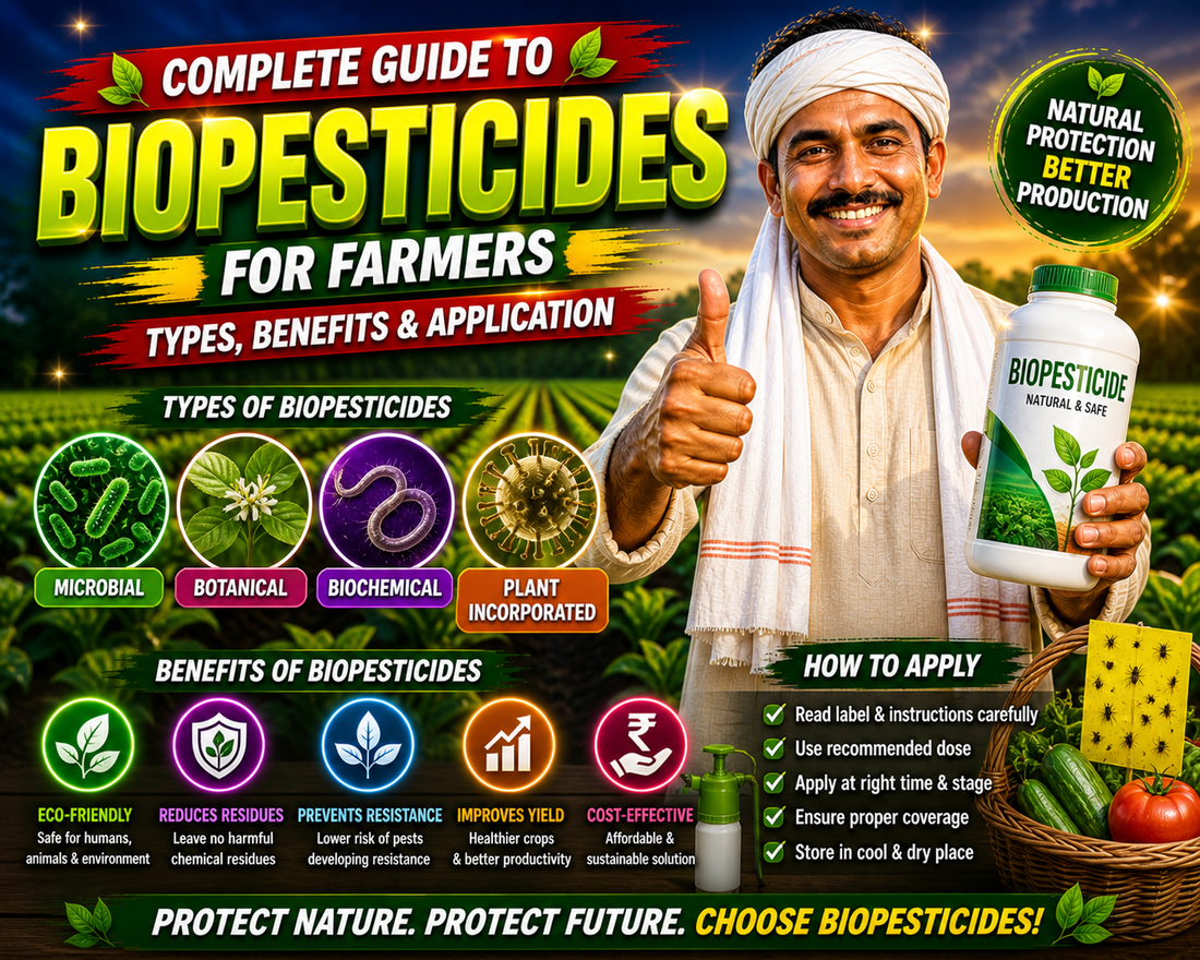 Complete Guide to Biopesticides for Farmers: Types, Benefits & Application