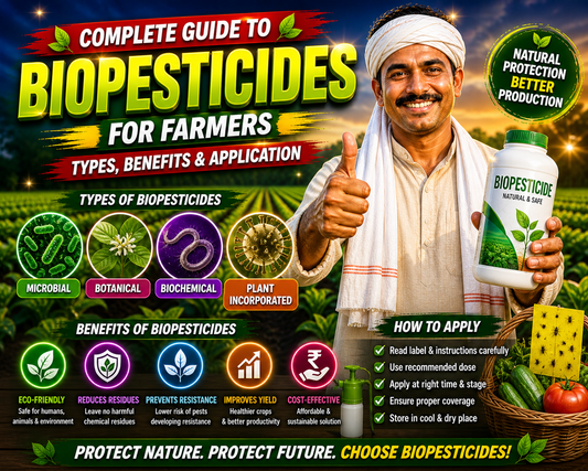 Complete Guide to Biopesticides for Farmers: Types, Benefits & Application