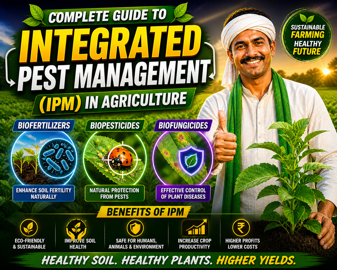Complete Guide to Integrated Pest Management (IPM) in Agriculture: Biofertilizers, Biopesticides & Biofungicides
