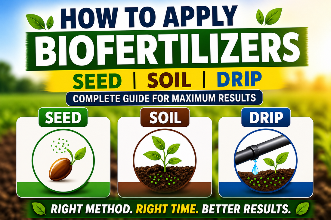 How to Apply Biofertilizers (Seed, Soil, Drip): Complete Guide for Maximum Results