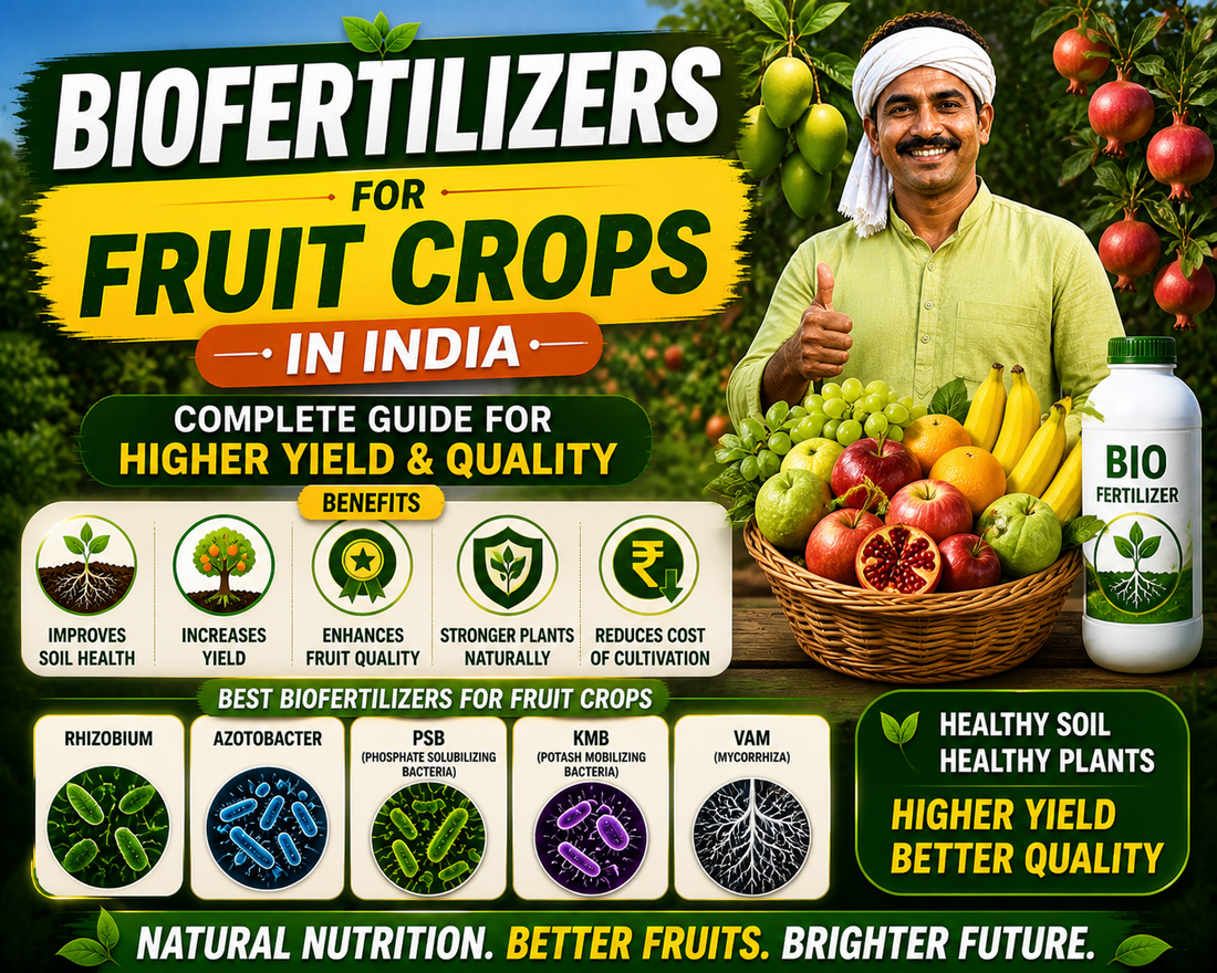 Biofertilizers for Fruit Crops in India: Complete Guide for Higher Yield & Quality