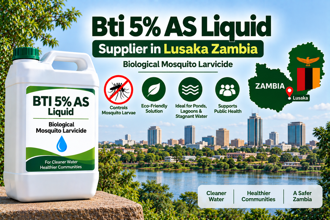 Bti 5% AS Liquid Supplier in Lusaka Zambia | Biological Mosquito Larvicide