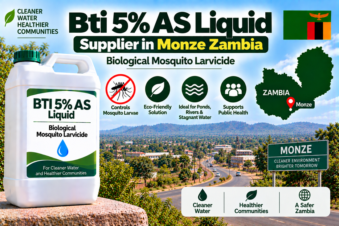 Bti 5% AS Liquid Supplier in Monze Zambia | Biological Mosquito Larvicide
