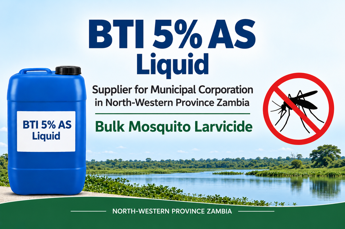 BTI 5% AS Liquid Supplier for Municipal Corporation in North-Western Province Zambia | Bulk Mosquito Larvicide