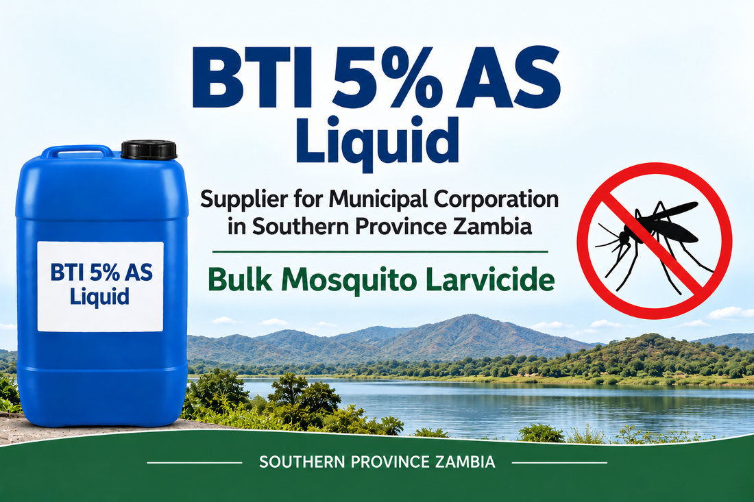 BTI 5% AS Liquid Supplier for Municipal Corporation in Southern Province Zambia | Bulk Mosquito Larvicide