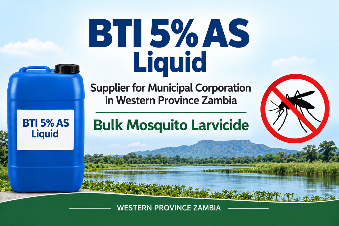 BTI 5% AS Liquid Supplier for Municipal Corporation in Western Province Zambia | Bulk Mosquito Larvicide