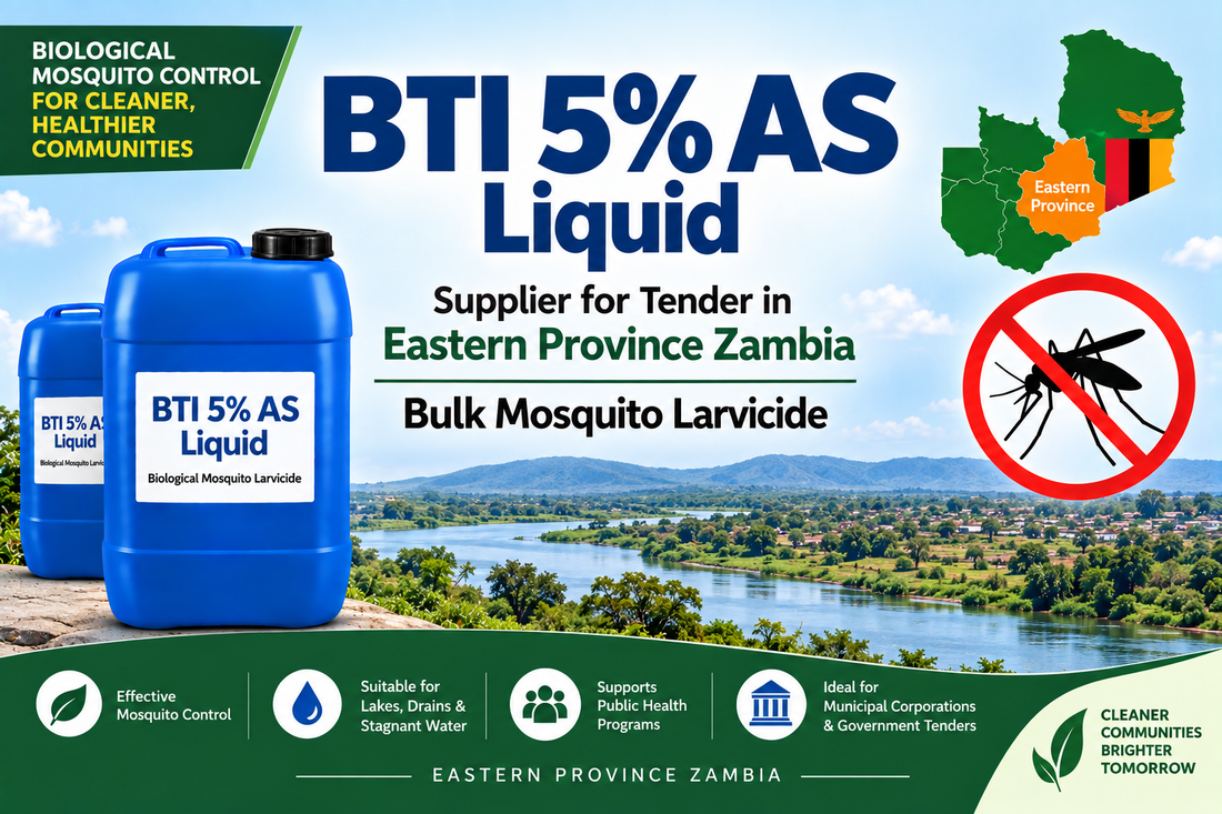 BTI 5% AS Liquid Supplier for Tender in Eastern Province Zambia | Bulk Mosquito Larvicide