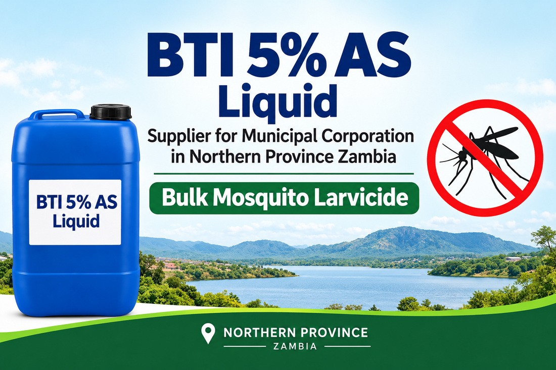 BTI 5% AS Liquid Supplier for Municipal Corporation in Northern Province Zambia | Bulk Mosquito Larvicide