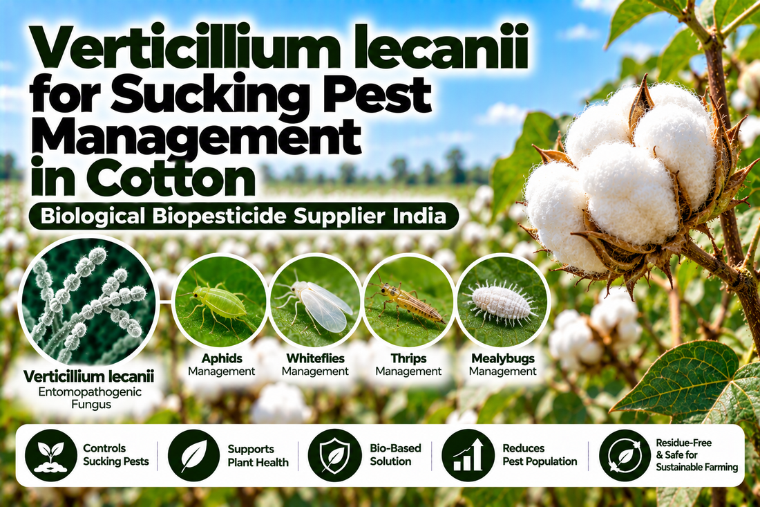 Verticillium lecanii for Sucking Pest Management in Cotton | Biological Biopesticide Supplier India