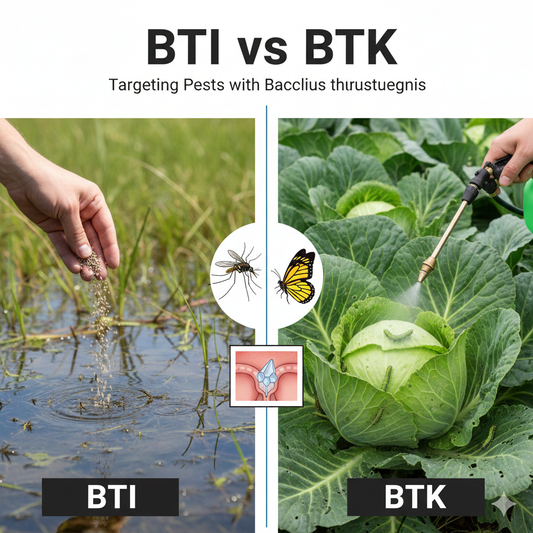 BTI vs. BTK: Which Biological Pesticide is Right for Your Pest Problem?