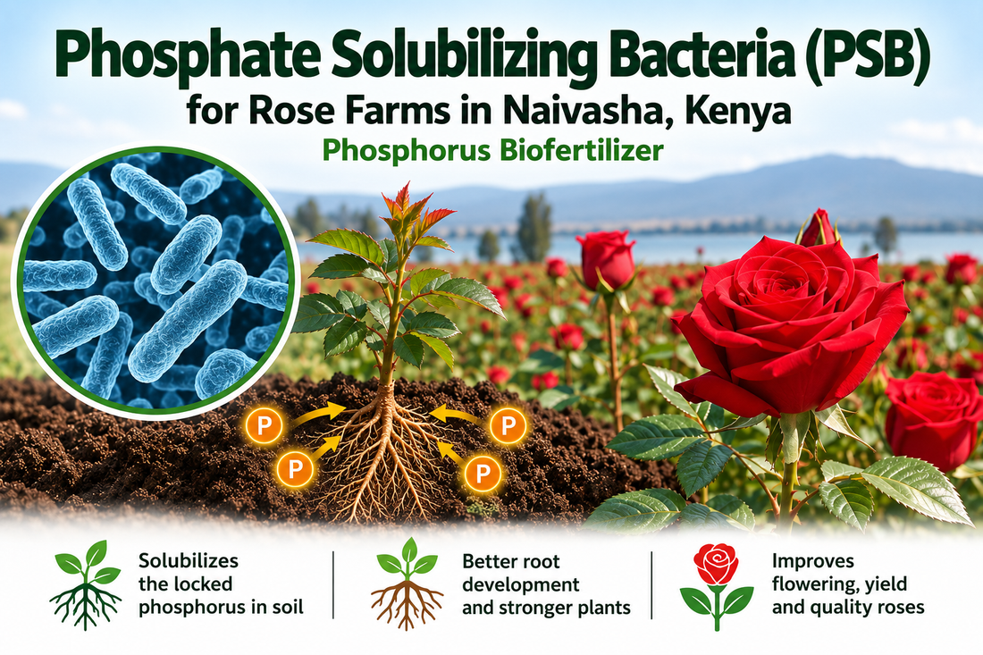 Phosphate Solubilizing Bacteria (PSB) for Rose Farms in Naivasha, Kenya | Phosphorus Biofertilizer | Peak Laboratories India
