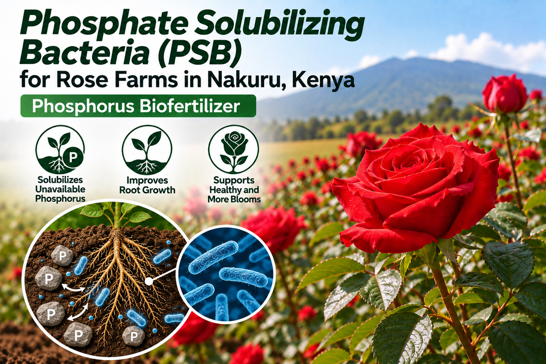 Phosphate Solubilizing Bacteria (PSB) for Rose Farms in Nakuru, Kenya | Phosphorus Biofertilizer | Peak Laboratories India