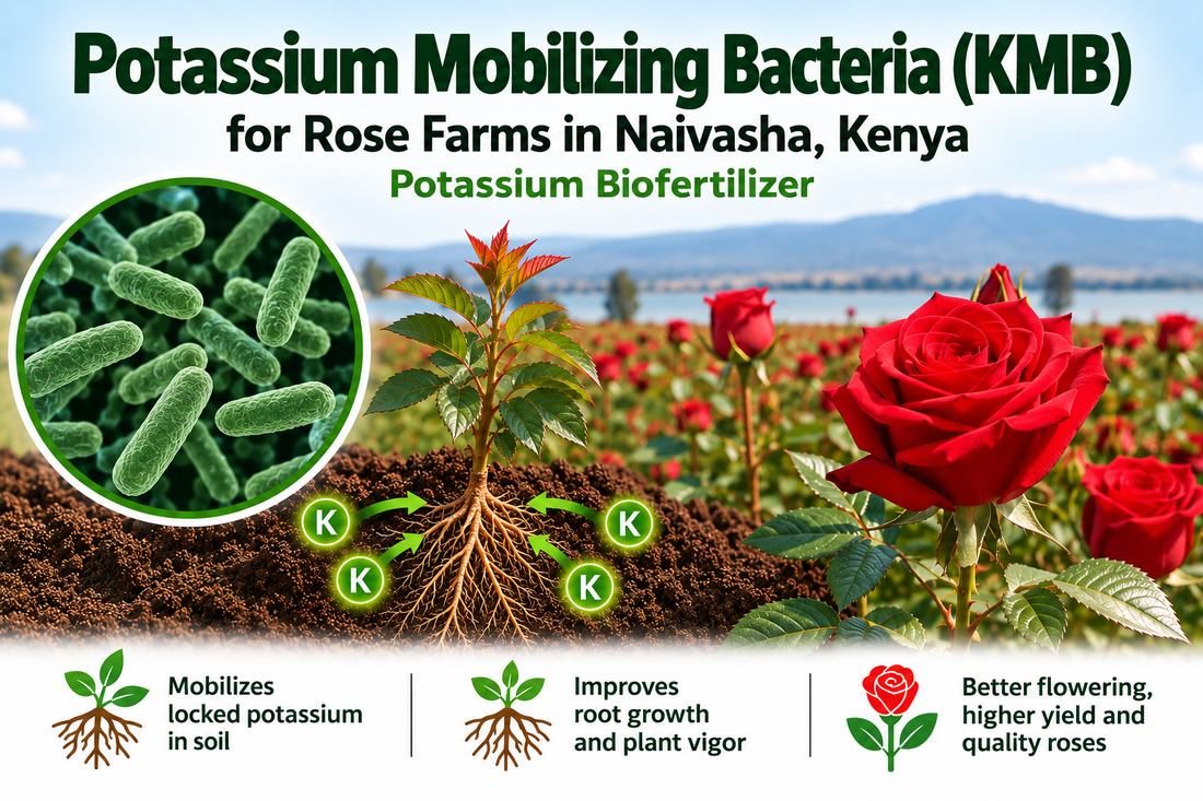 Potassium Mobilizing Bacteria (KMB) for Rose Farms in Naivasha, Kenya | Potassium Biofertilizer | Peak Laboratories India