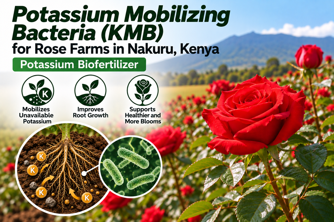 Potassium Mobilizing Bacteria (KMB) for Rose Farms in Nakuru, Kenya | Potassium Biofertilizer | Peak Laboratories India
