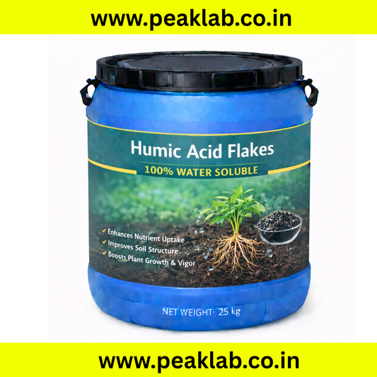 Humic Acid 100% Water Soluble Flakes - 25 Kg Drum