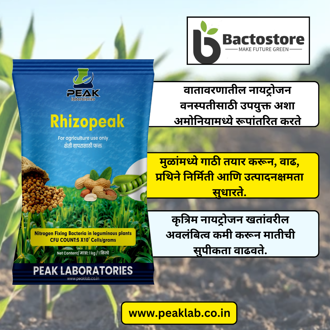 Rhizopeak: Rhizobium Biofertilizer (Dextrose)