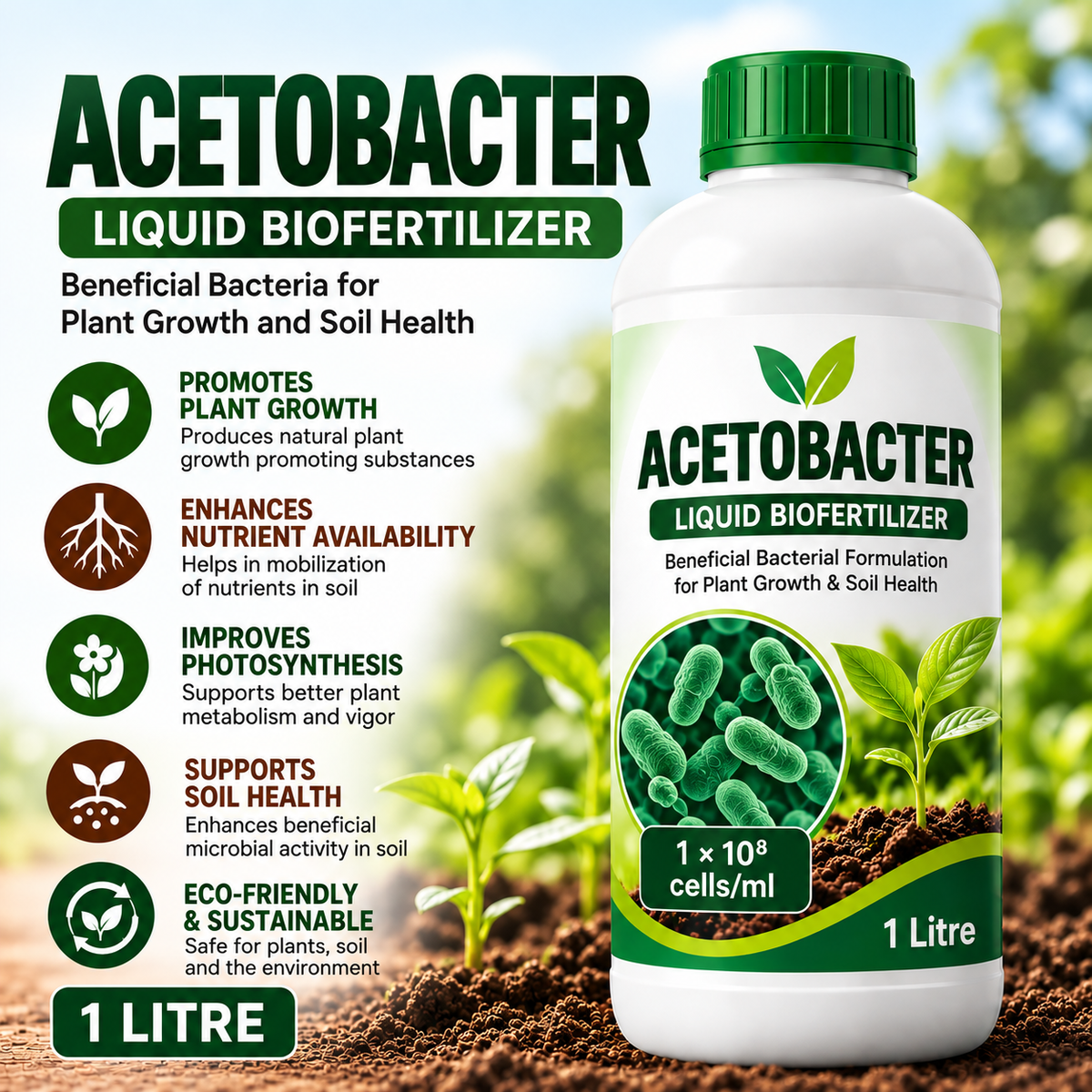 Acetobacter Liquid 1 litre