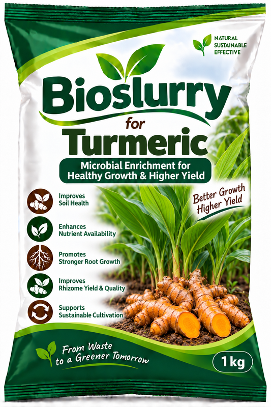 Bioslurry for Turmeric