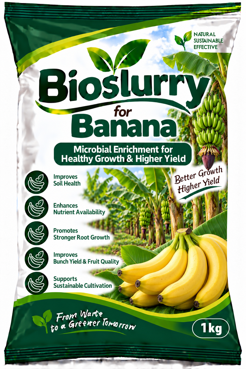 Bioslurry for Banana