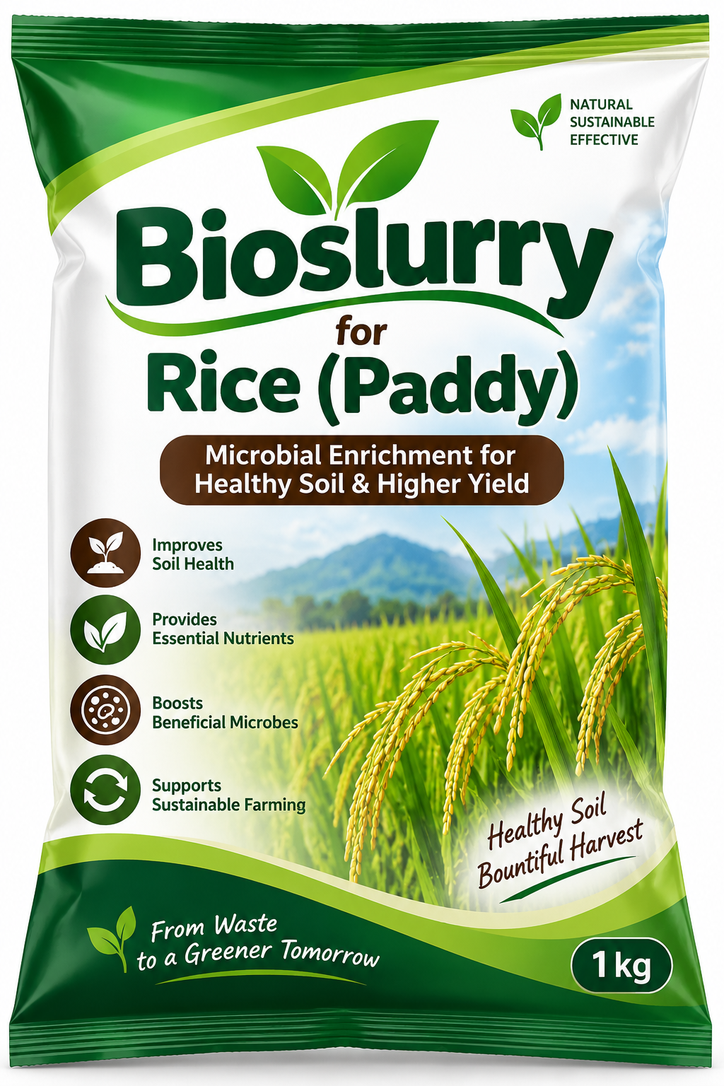 Bioslurry for Rice (Paddy)