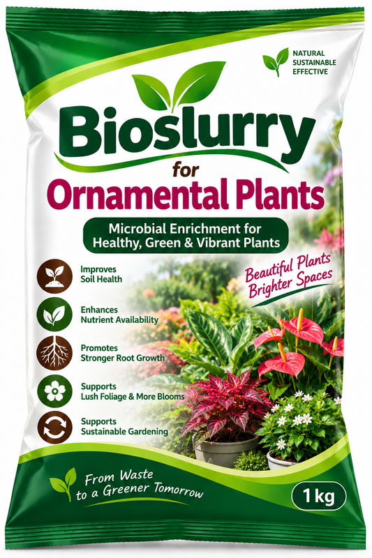 Bioslurry for Ornamental Plants