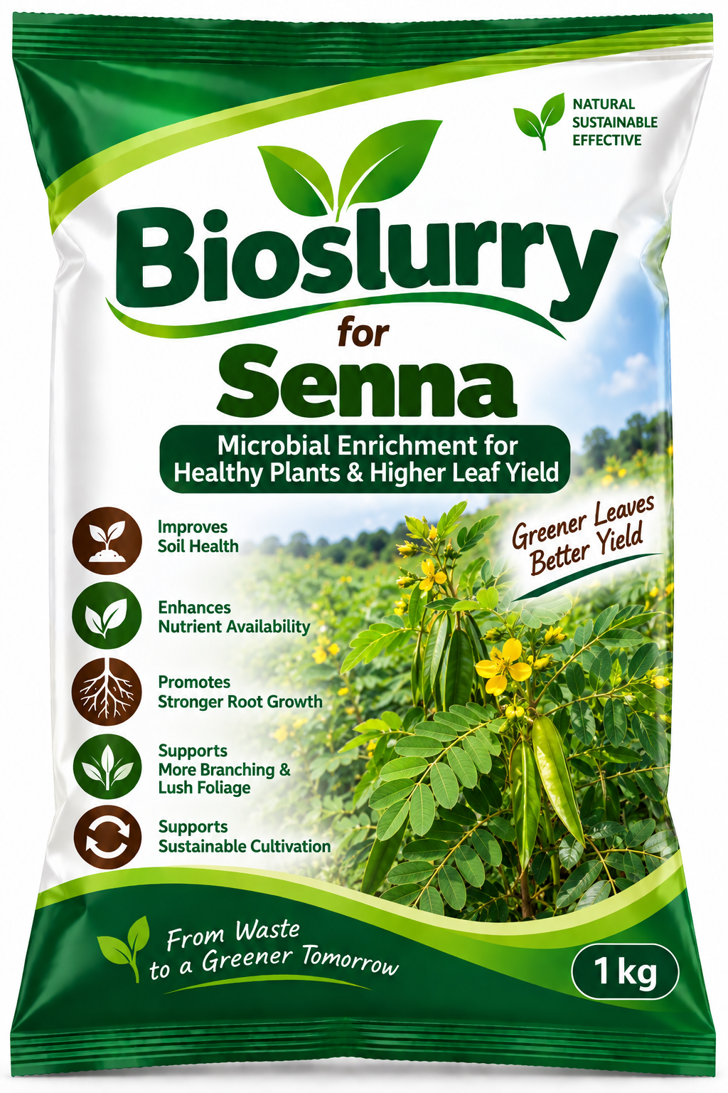 Bioslurry for Senna