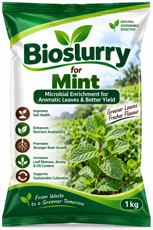 Bioslurry for Mint