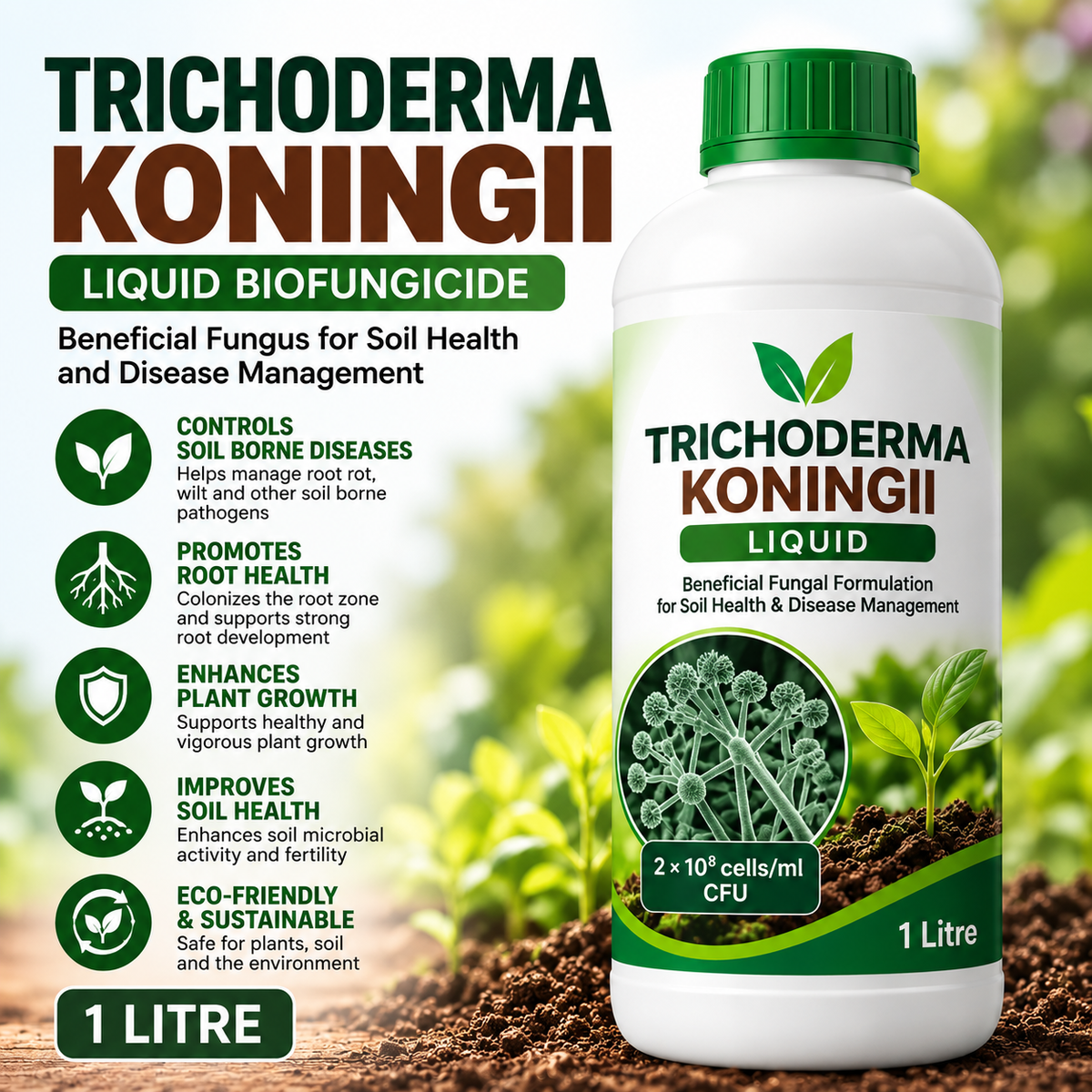 Trichoderma koningii 1 ltr bottle