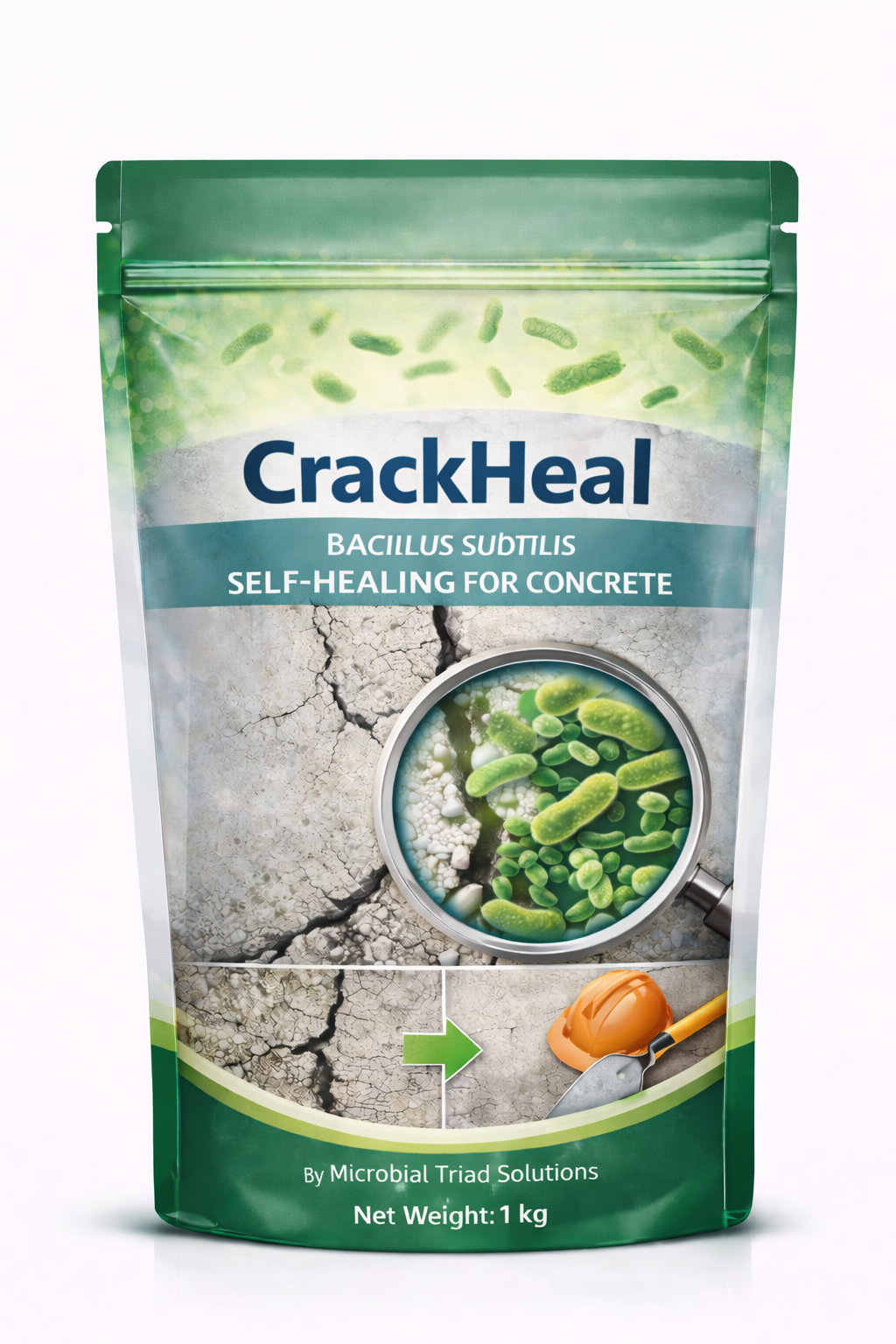 Bacillus subtilis for concrete experiment